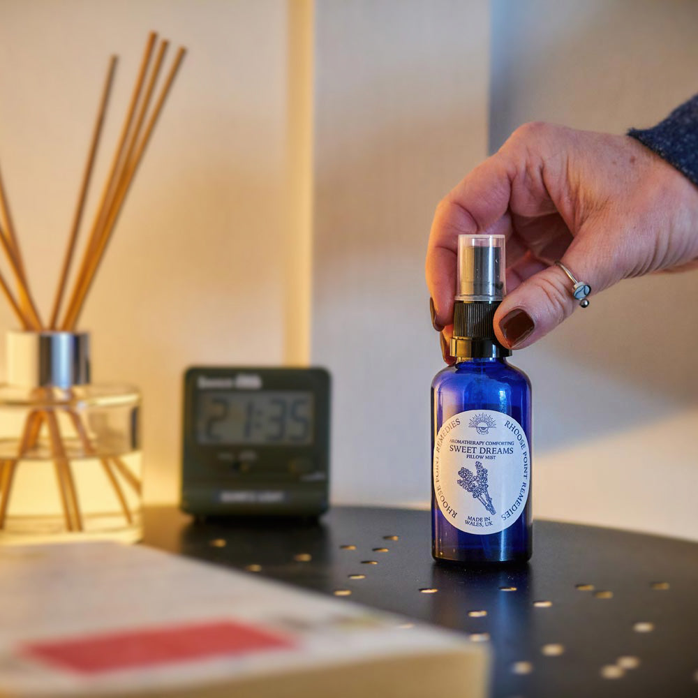 Lavender Pillow Spray and packaging