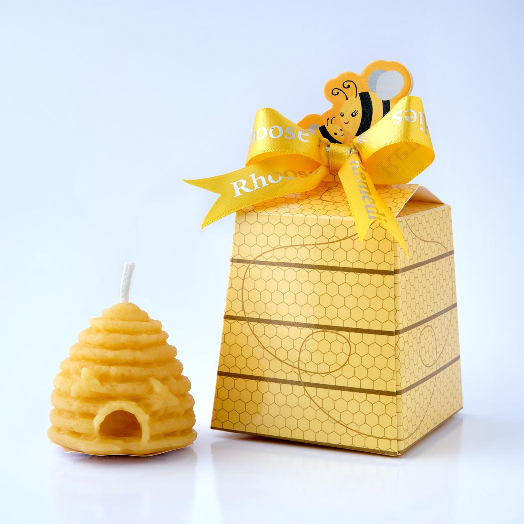 Beeswax Beehive Candle Arrangement