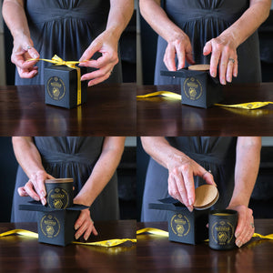 Beeswax candle model