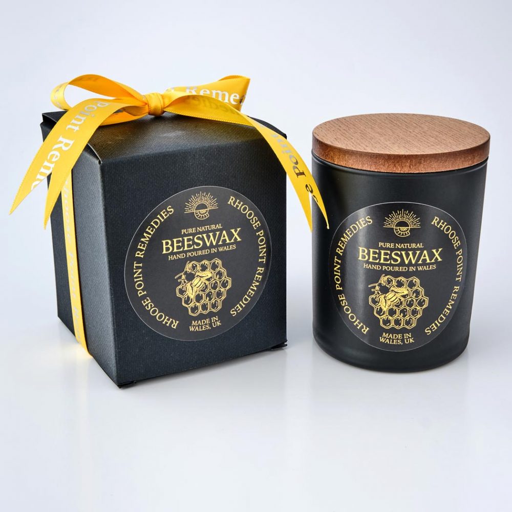 Beeswax Candle Gift Natural Pure & Organic