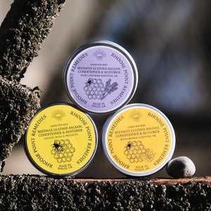 Beeswax leather polish variations
