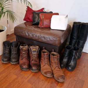 Leather polish one product