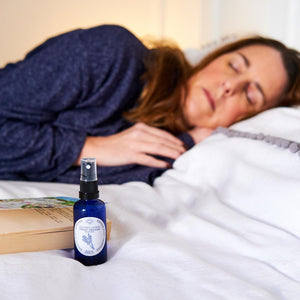 Lavender Pillow Spray on nightstand