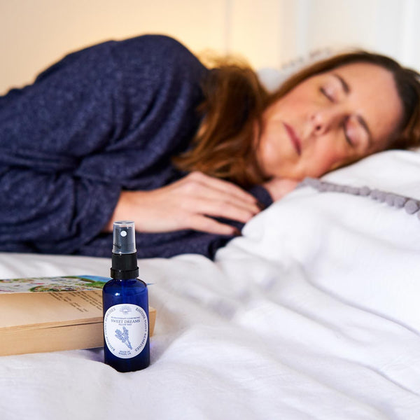 Lavender Pillow Spray on nightstand