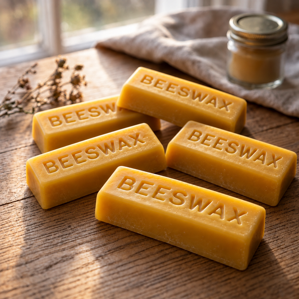 Pure British Beeswax Blocks
