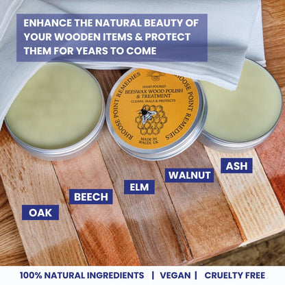 Premium Beeswax Wood Polish & Furniture Wax Treatment