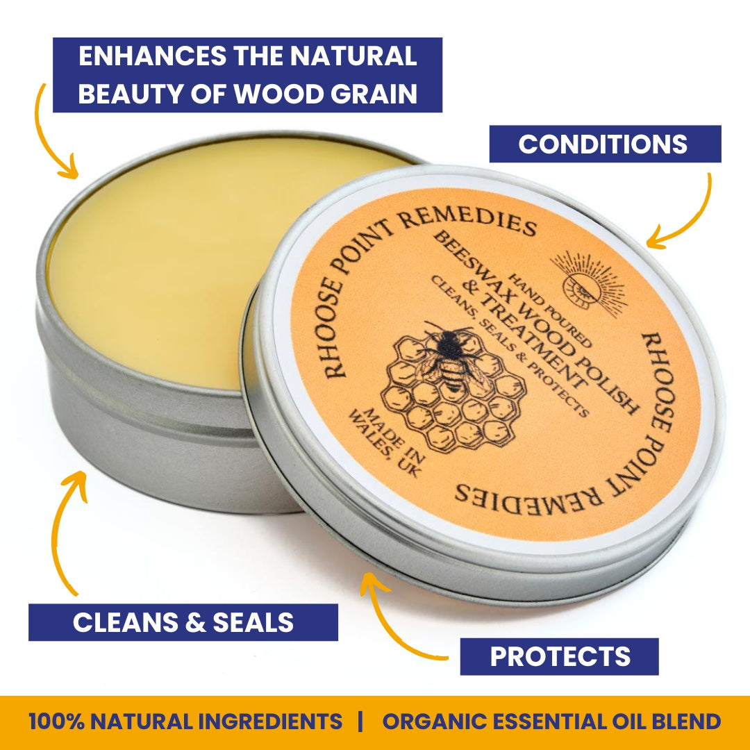 Premium Beeswax Wood Polish & Furniture Wax Treatment
