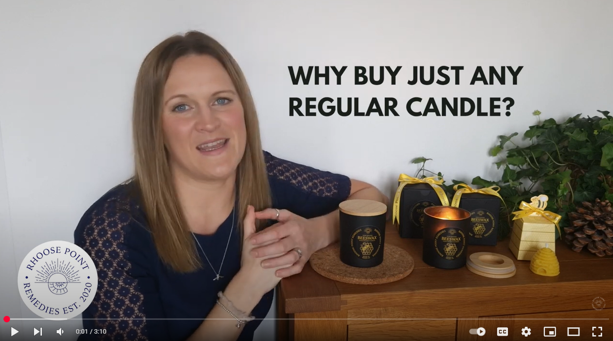 Load video: Rhoose Point Remedies 100% Pure British Beeswax Polish &amp; Treatment - Made in Wales &amp; Poured by Hand