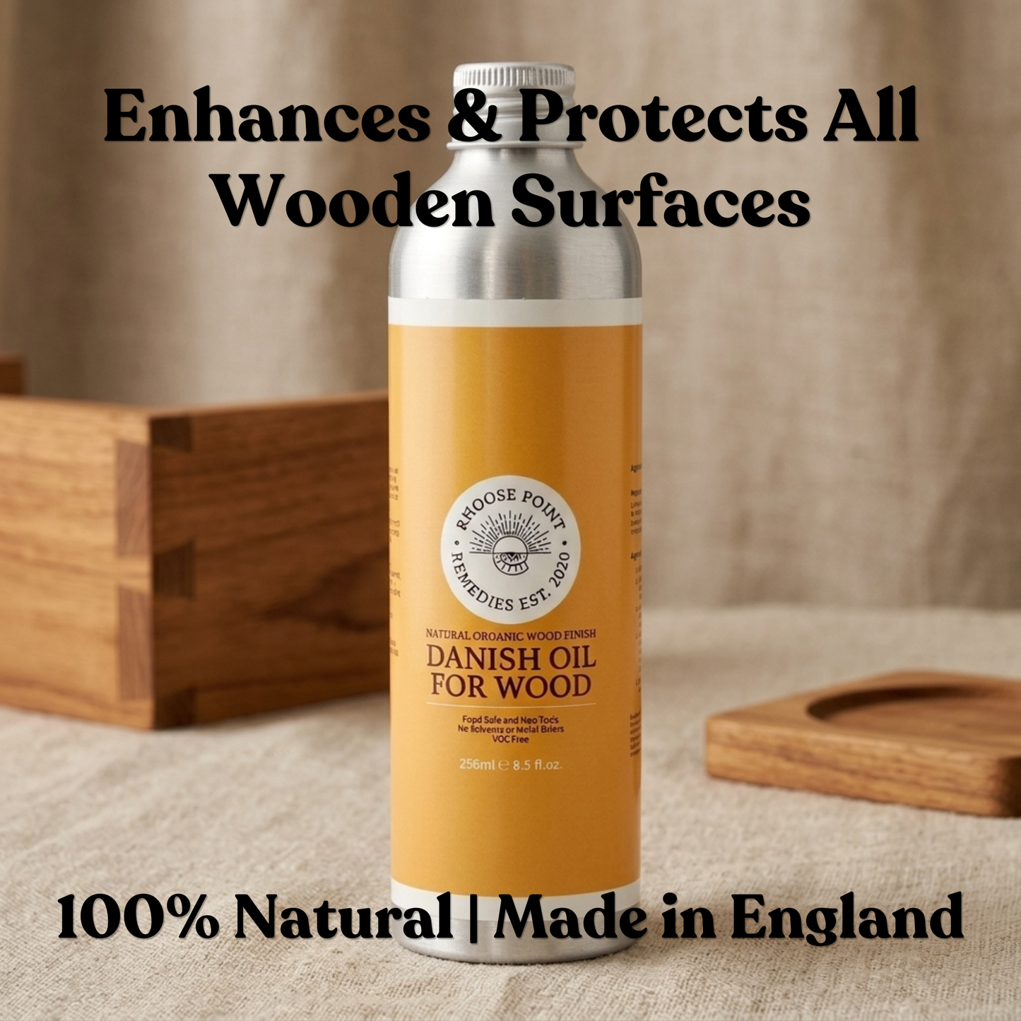 VOC Free Danish Oil – Natural Wood Finish & Protection