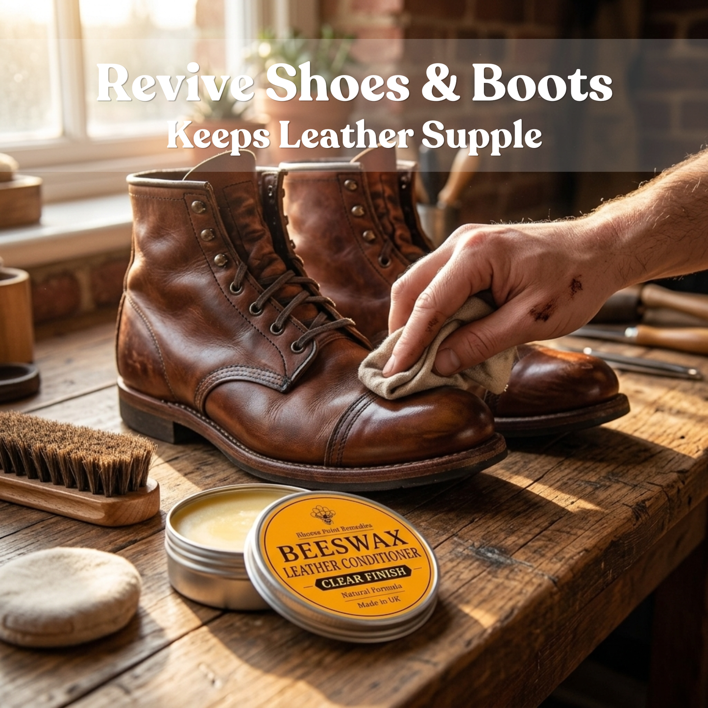 Premium Beeswax Leather Polish