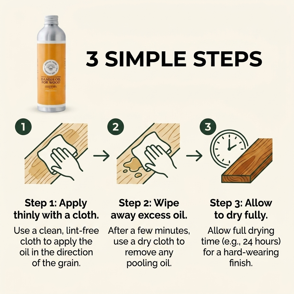 VOC Free Danish Oil – Natural Wood Finish & Protection