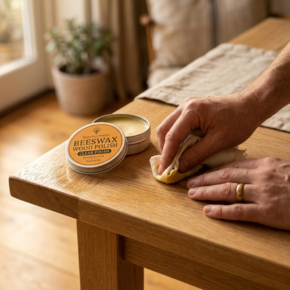 Premium Beeswax Wood Polish & Furniture Wax Treatment