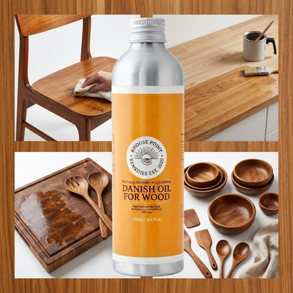 VOC Free Danish Oil – Natural Wood Finish & Protection