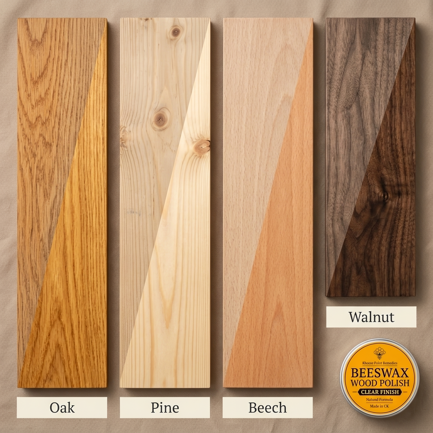 Premium Beeswax Wood Polish & Furniture Wax Treatment