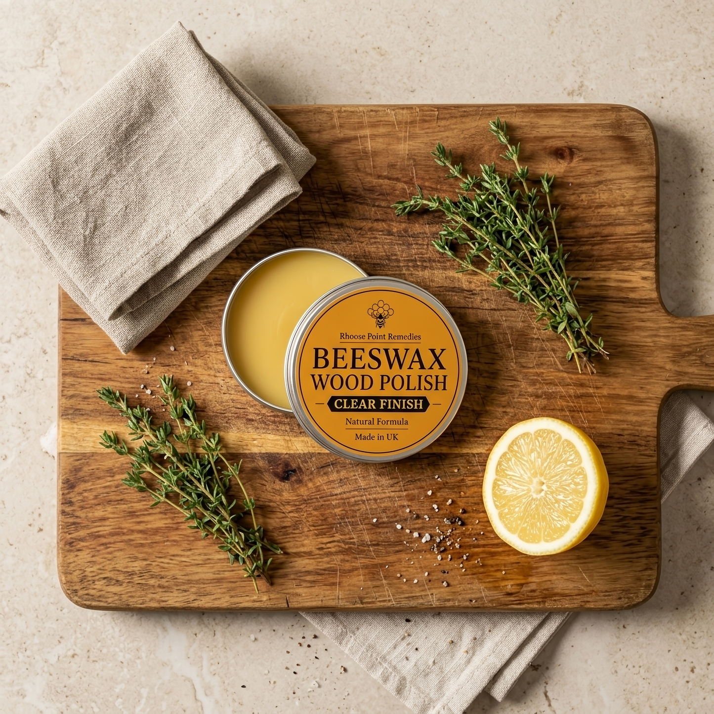 Premium Beeswax Wood Polish & Furniture Wax Treatment