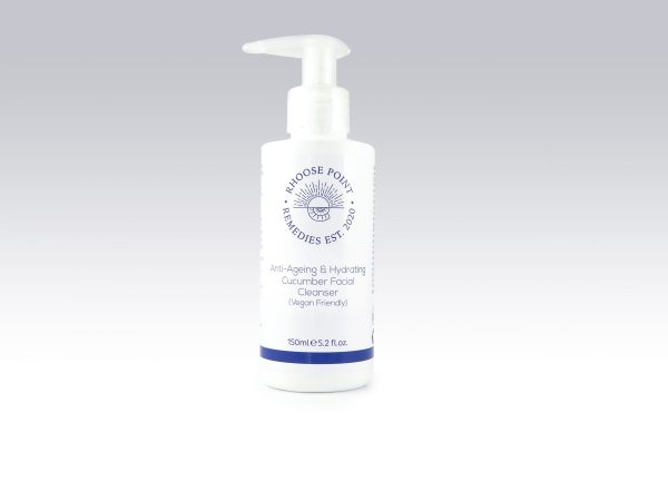 Rhoose Point Remedies Anti-Ageing & Hydrating Cooling Cucumber Facial Cleanser - VEGAN