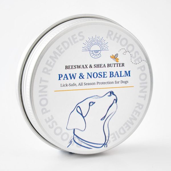 Natural Dog Paw & Nose Balm by Rhoose Point Remedies